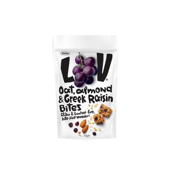 PELLITO OAT BITES GREEK RAISIN + ALMOND