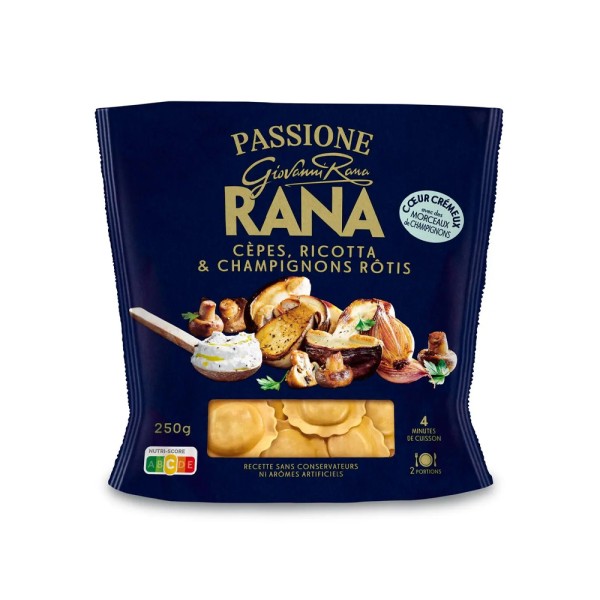 GIOVANNI RANA CEPES RICOTTA AND CHAMPIGNONS ROTIS