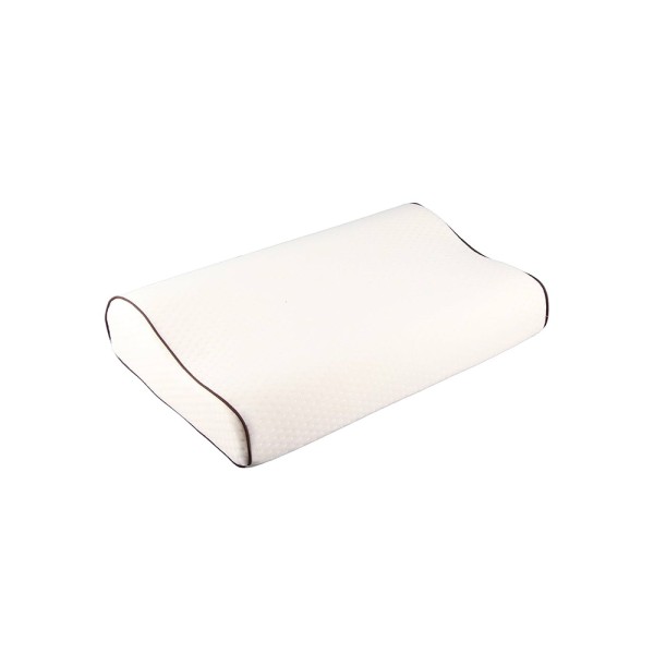 LE BETTER MEMORY FOAM  CONTOUR PILLOW WITH PIPPING