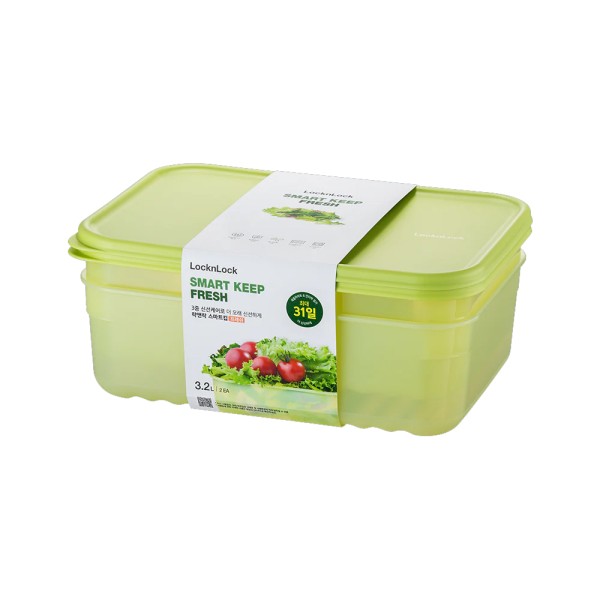 LOCK+LOCK FRESH BLOCK 31 DAYS FOOD SAVING SET 3.2L