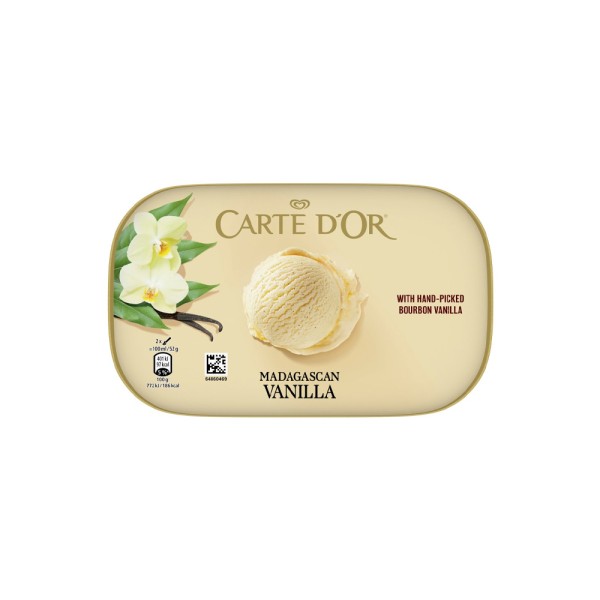CARTE D'OR BAC VANILLE MADAGASCAN ICE CREAM