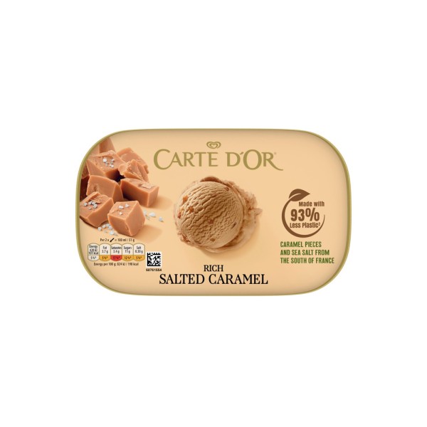CARTE D'OR BAC SALTED CARAMEL ICE CREAM
