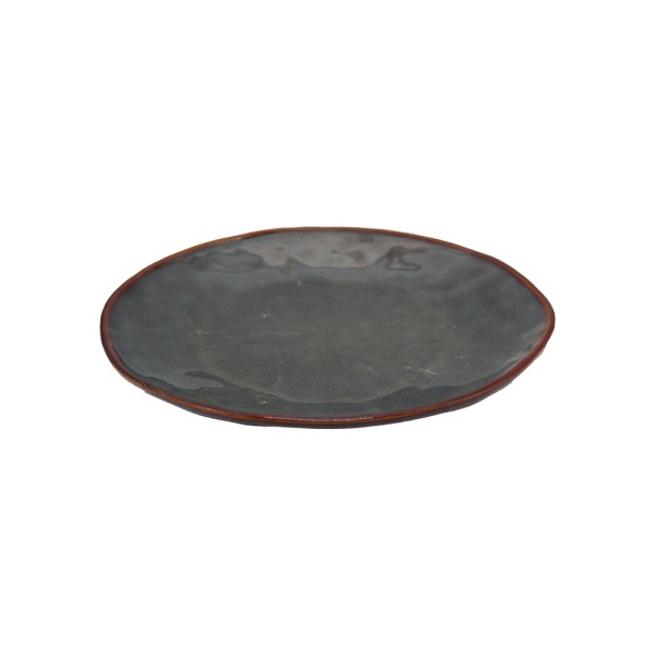 AYL.GOODS DARK GREY D. CERAMIC DINNER PLATE