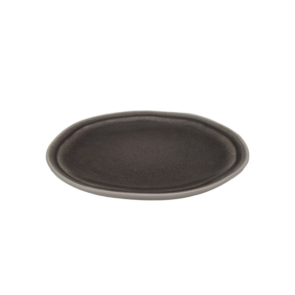 AYL.GOODS BROWN D.CERAMIC SIDE PLATE