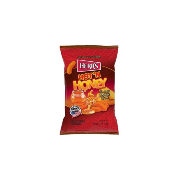 HERRS HOT'N HONEY CHEESE CURL
