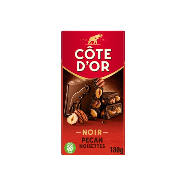 COTE D OR DARK CHOCOLATE HAZELNUT PECAN