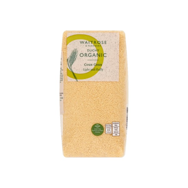 WAITROSE DUCHY ORGANIC LIGHT AND FLUFFY COUS COUS