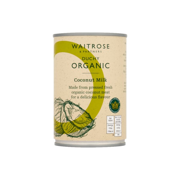 WAITROSE DUCHY ORGANIC COCONUT MILK 