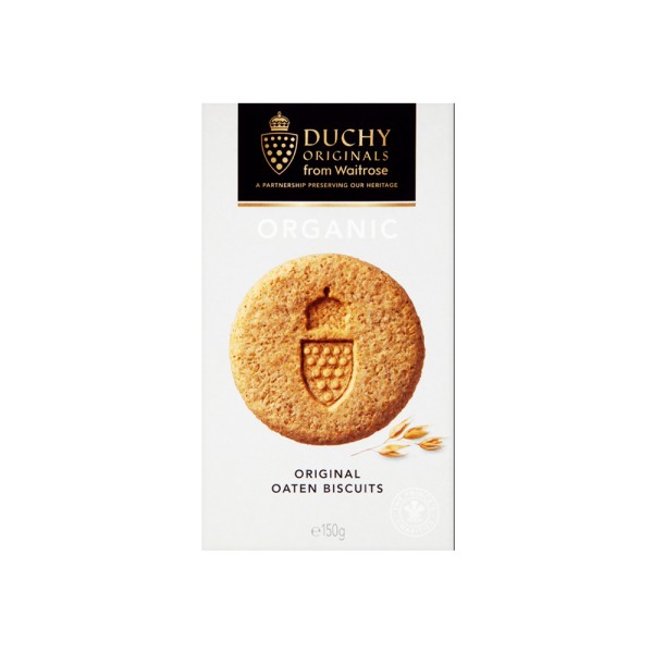 WAITROSE DUCHY ORGANIC OATEN BISCUITS