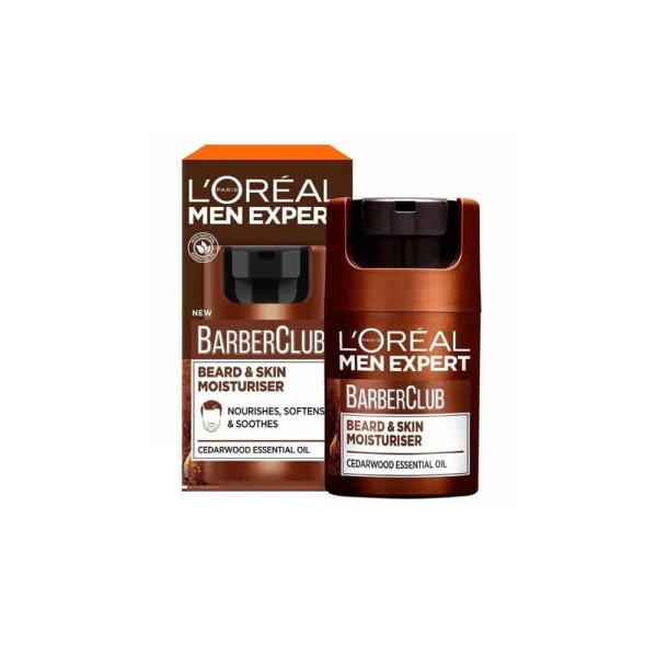 LOREAL MEN BARBER CLUB BEARD+SKIN MOISTURIZER