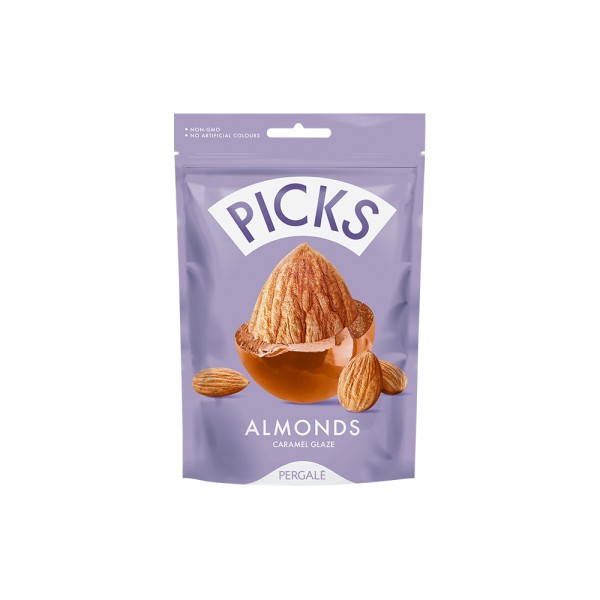 PICKS ALMOND WITH CARAMEL GLAZE