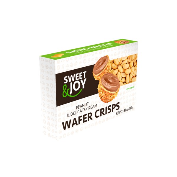 SWEET+JOY PEANUT AND DELICATE CREAM WAFER CRISPS