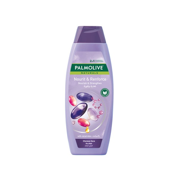 PALMOLIVE NATURALS SHAMPOO NOURRIT+RENFORCE FOR DRY HAIR