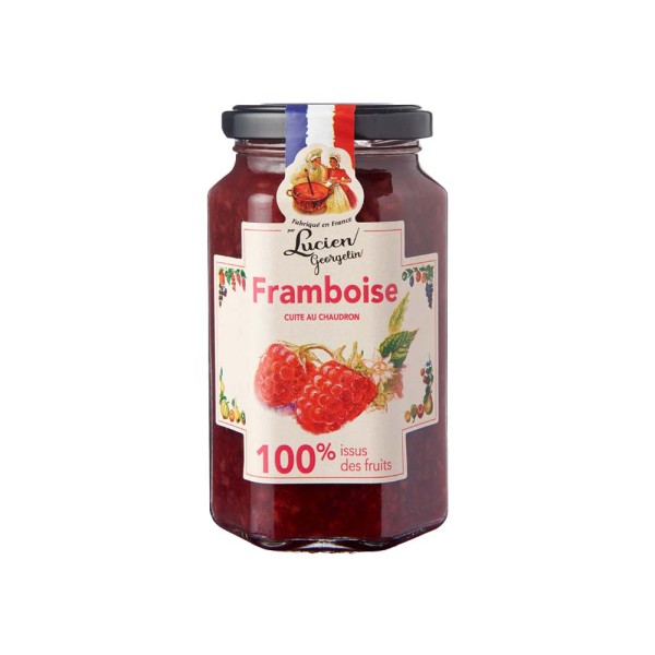 LUCIEN GEORGELIN RASPBERRIES JAM 100 PCENT