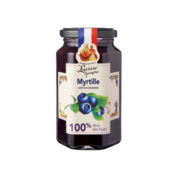 LUCIEN GEORGELIN BLUEBERRIES JAM 100 PCENT 