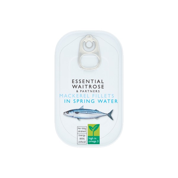 WAITROSE MACKEREL IN SPRING WATER