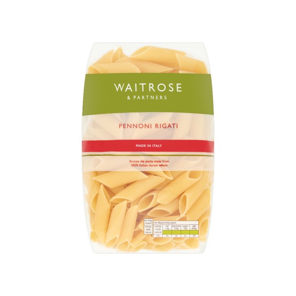 WAITROSE PENNONI RIGATI