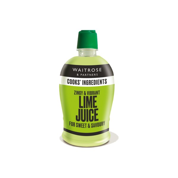 WAITROSE ZINGY VIBRANT LIME JUICE FOR SWEET + SAVOURY