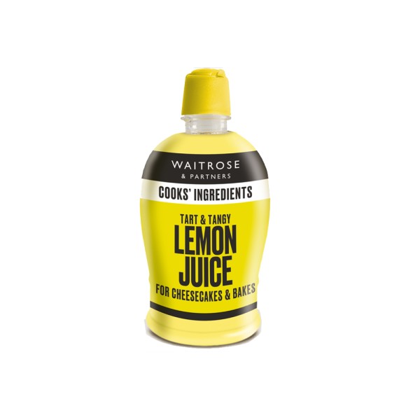 WAITROSE TART AND TANGY LEMON JUICE FOR CHEESECAKES AND BAK