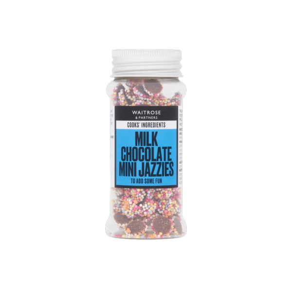 WAITROSE MILK CHOCOLATE MINI JAZZIES