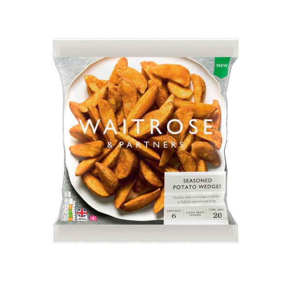 WAITROSE SEASONED POTATO WEDGES