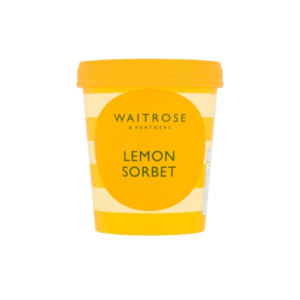 WAITROSE LEMON SORBET