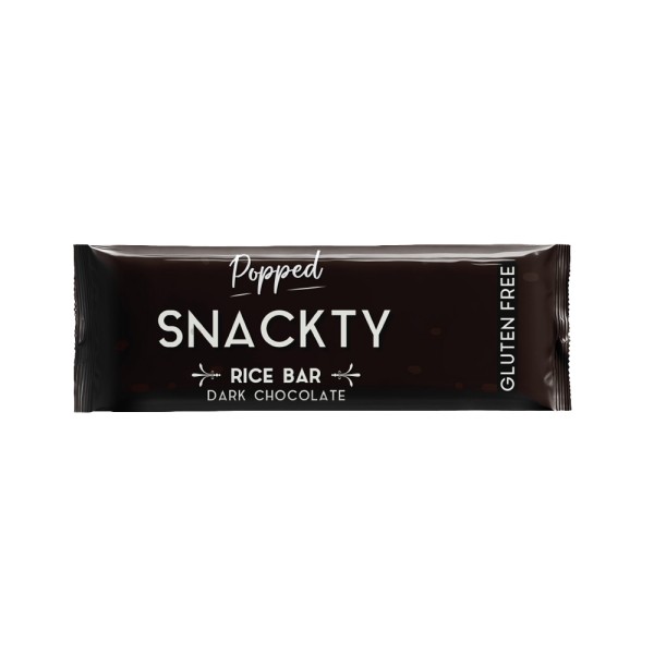 SNACKTY RICE DARK CHOCOLATE BAR