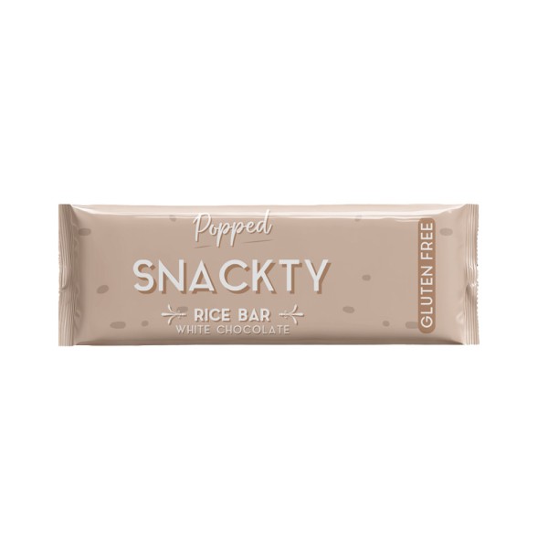 SNACKTY RICE WHITE CHOCOLATE BAR