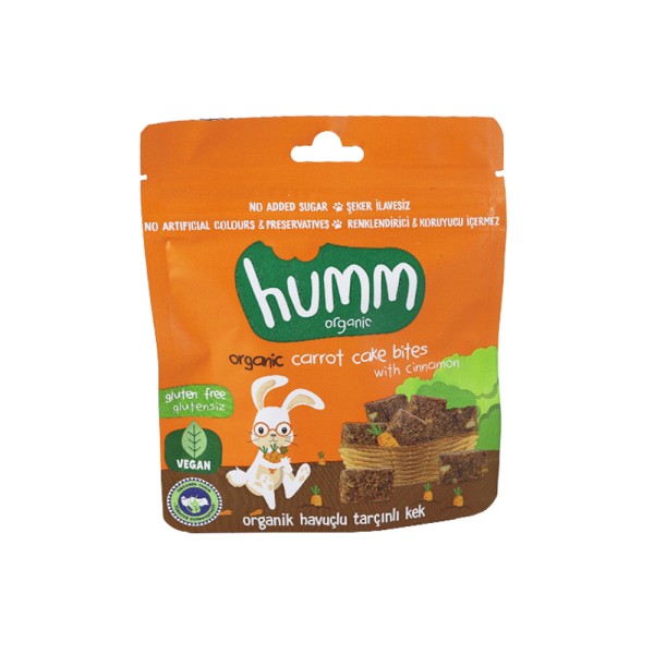 HUMM ORGANIC ORGANIC MOIST BITES WITH CARROT+CINNAMON 