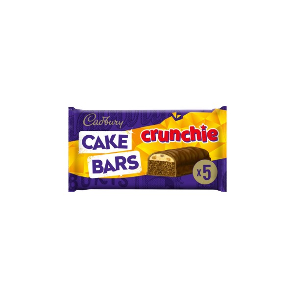 CRUNCHIE CRUNCHIE CAKE BARSx5