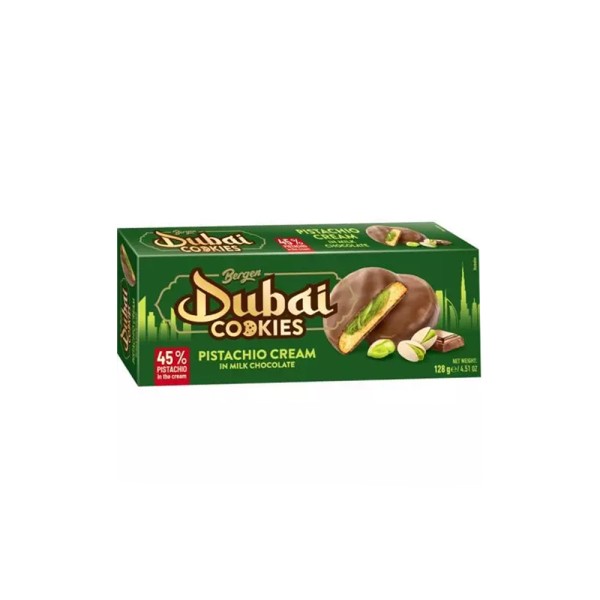 BERGEN DUBAI COOKIES 45PCT PISTACHIO