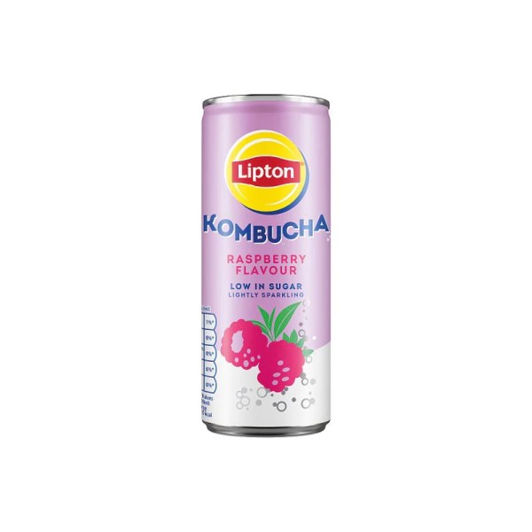 LIPTON KOMBUCHA RASPBERRY LIGHTLY SPARKLING