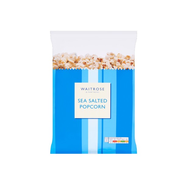 WAITROSE SEA SALTED POPCORN