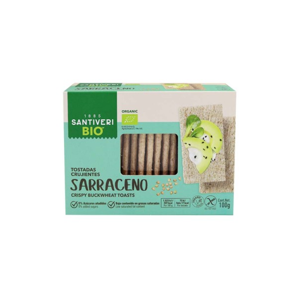 SANTIVERI CRISPY BUCKWHEAT TOASTS