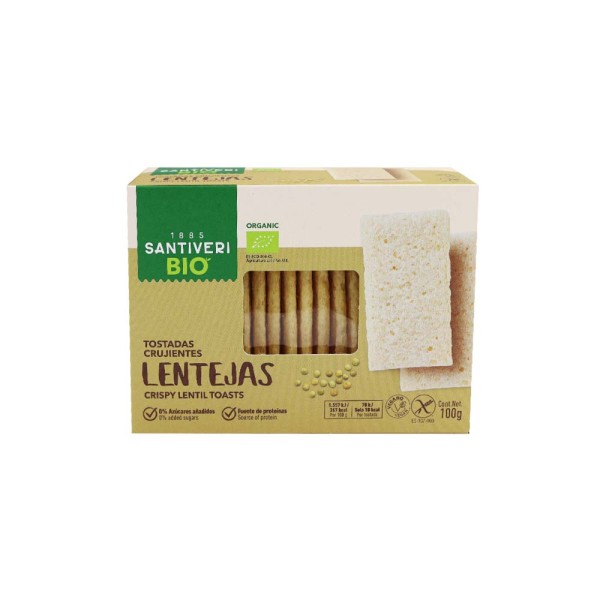 SANTIVERI CRISPY LENTIL TOASTS