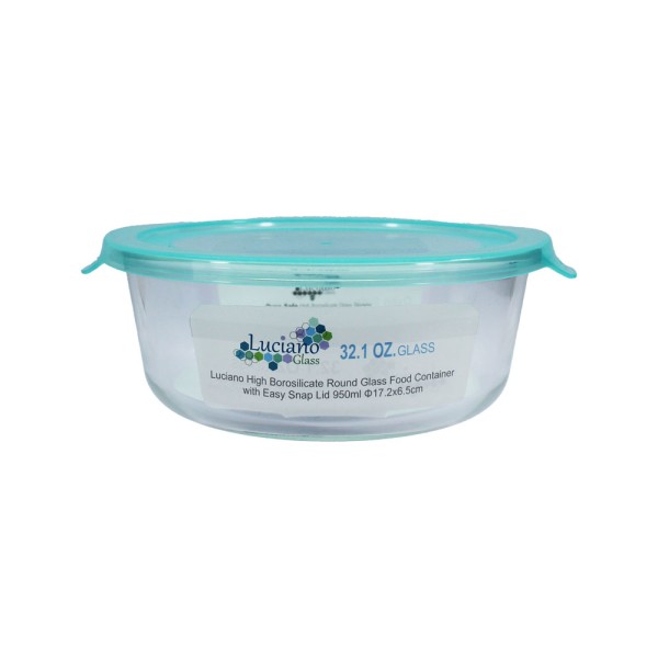 LUCIANO ROUND GLASS FOOD STORAGE