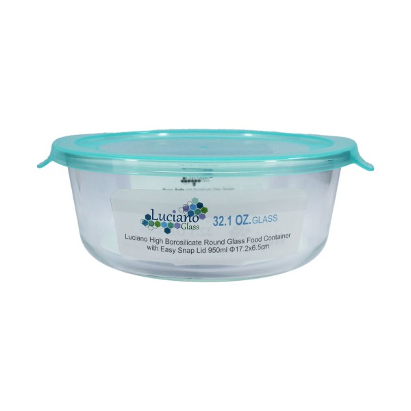 LUCIANO ROUND GLASS FOOD STORAGE