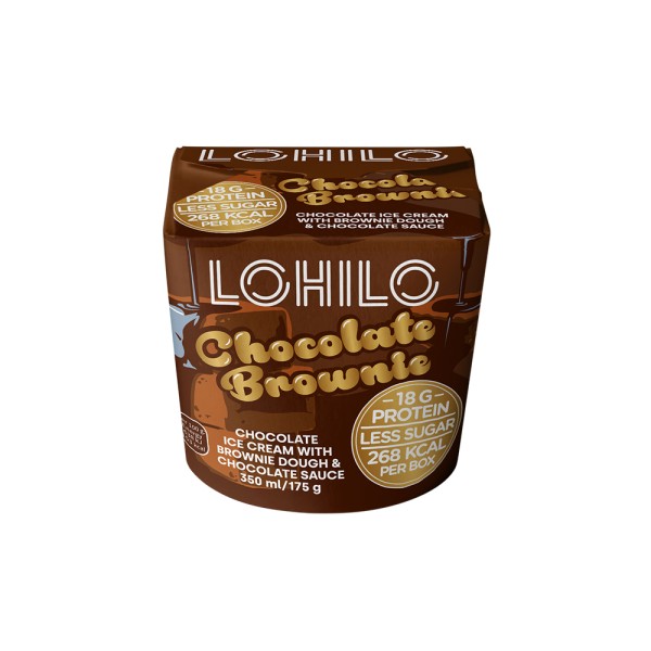LOHILO CHOCOLATE BROWNIE ICE CREAM