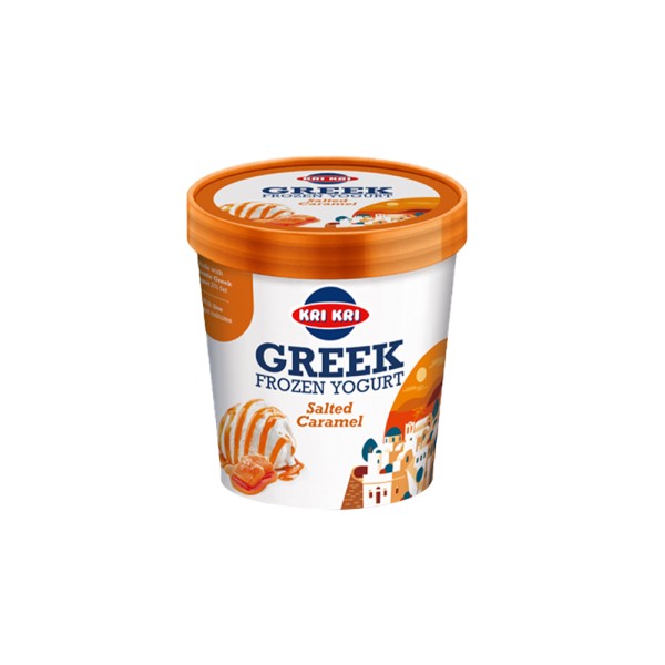 KRI KRI FROZEN YOGURT SALTED CARAMEL