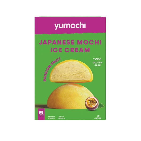 YUMOCHI MANGO MOCHI ICE CREAM BOX 6PCS VEGAN GLUTEN FREE