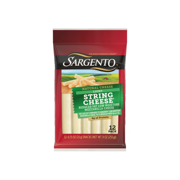SARGENTO LIGHT STRING CHEESE STICKS