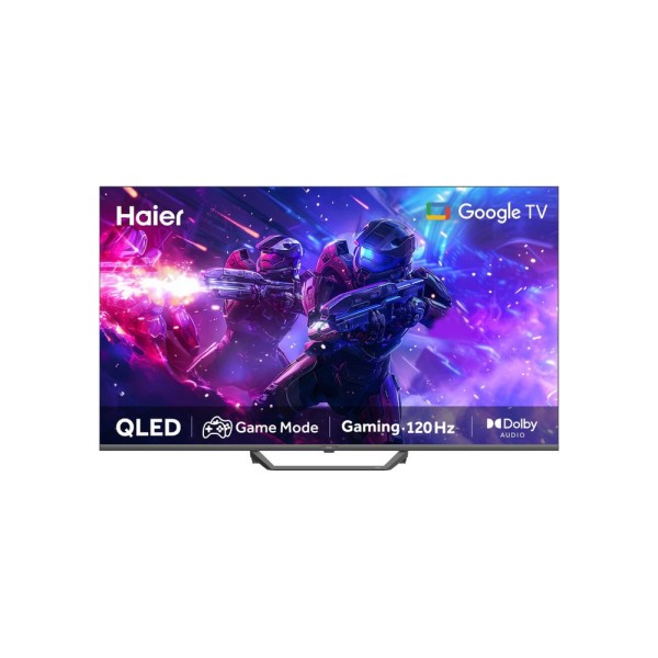 HAIER QLED TV GOOGLE 4K UHD SMART  METAL FULL SCREEN