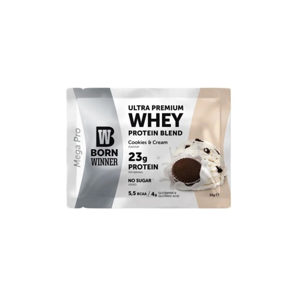 BORN WINNER PROTEIN COOKIES AND CREAM SF SACHET