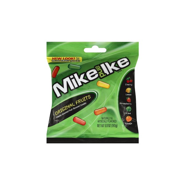 MIKE+IKE PEGBAG ORIGINAL CANDY FRUITS