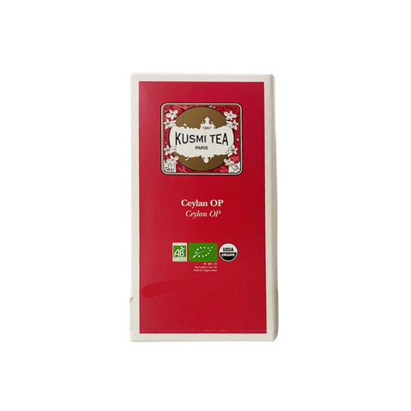 KUSMI ORGANIC CEYLON BOX OF TEA BAGS