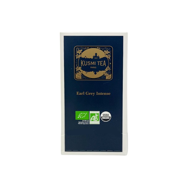 KUSMI ORGANIC EARL GREY INTENSE BOX OF BAGS