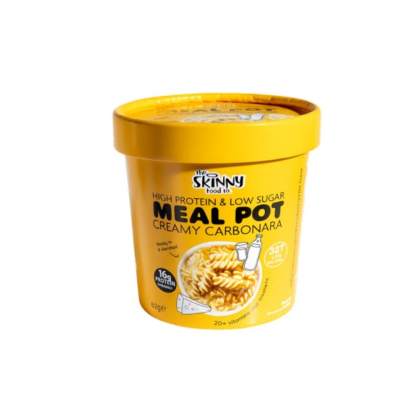 SKINNYFOOD HIGH PROTEIN CARBONARA PASTA MEAL POT