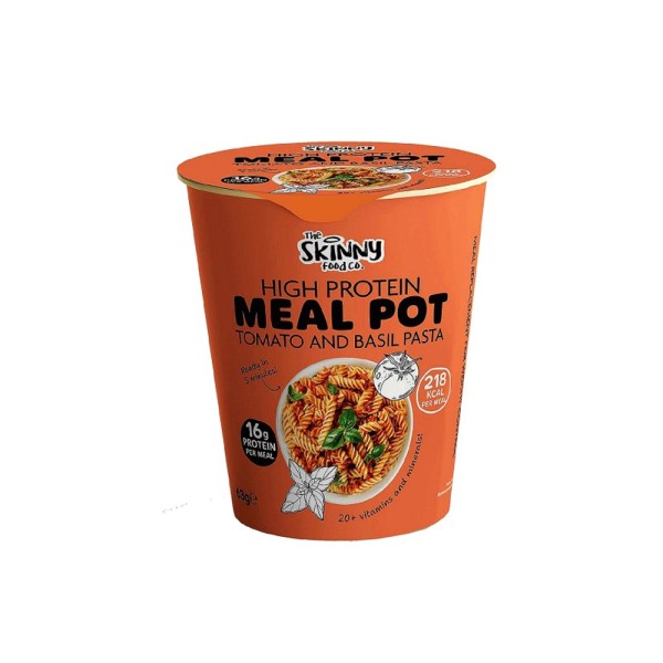 SKINNYFOOD HIGH PROTEIN TOMATO AND BASIL PASTA MEAL POT