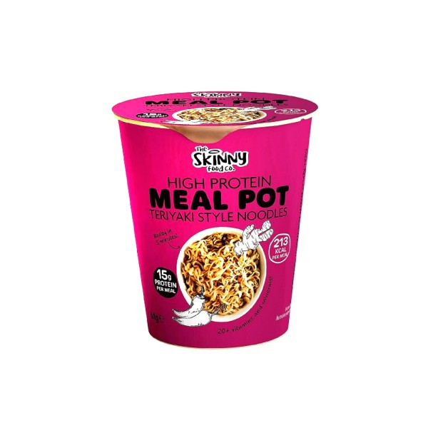 SKINNYFOOD HIGH PROTEIN TERIYAKI NOODLES MEAL POT