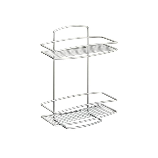 METALTEX ONDA-RECTANGULAR SHELF SILVER